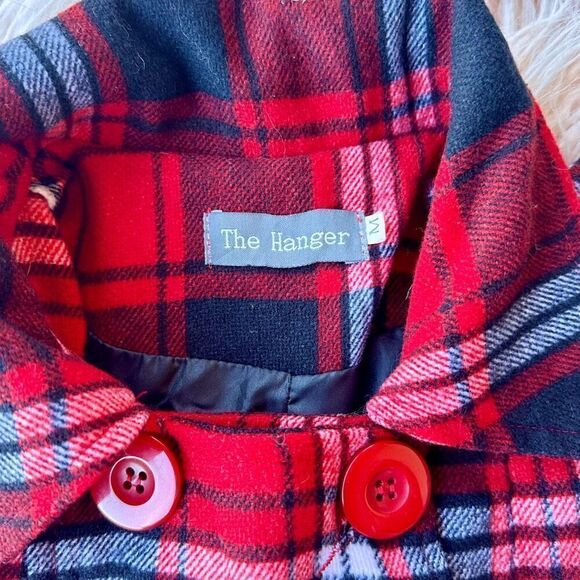 Plaid Peacoat - Picture 2 of 5